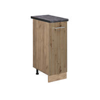 APOTHEKERSCHRANK R-Line Artisan-Eiche 30 cm, AP Anthrazit - Eiche Wotan/Eiche Artisan, Holzwerkstoff (30/81.6/60cm) - Vicco