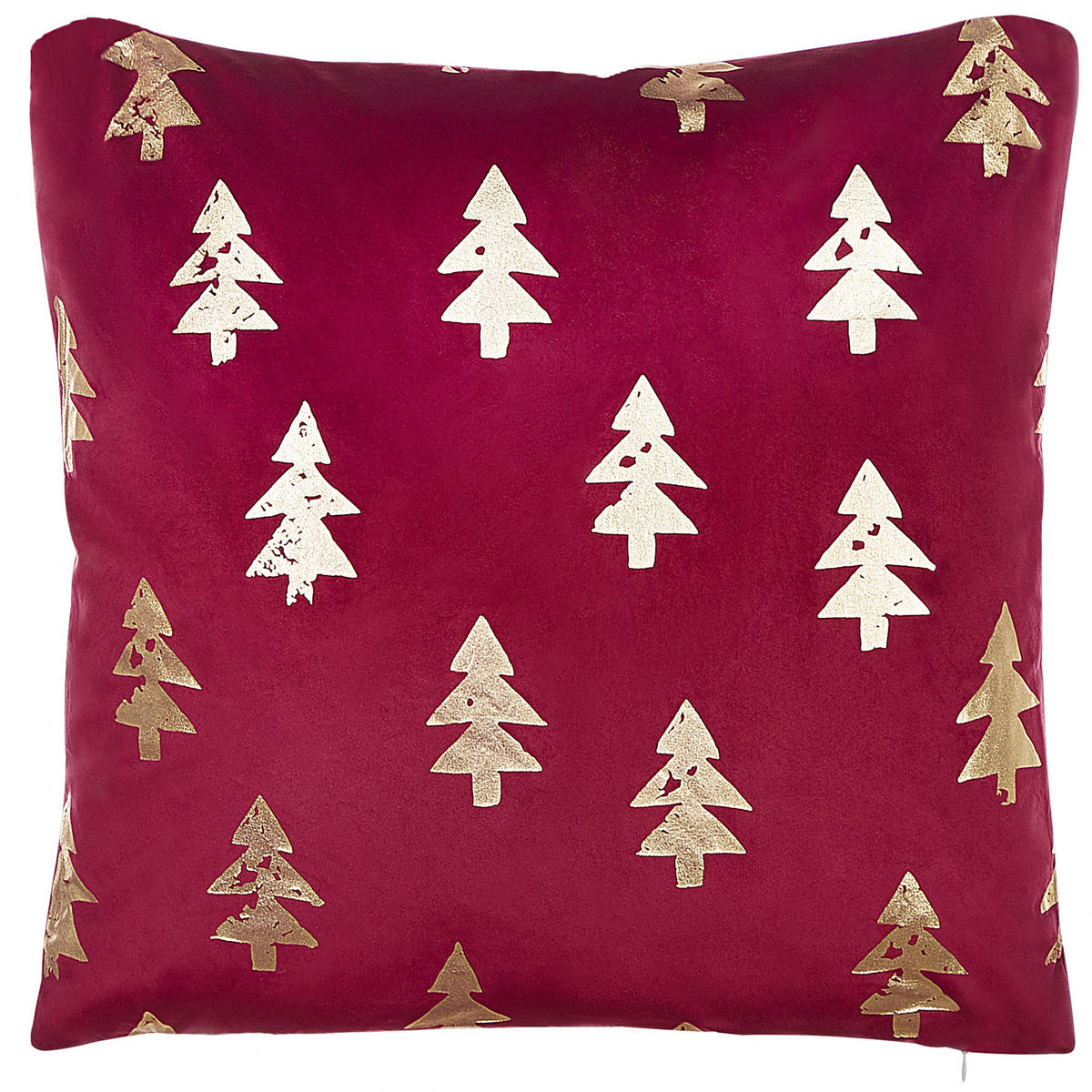 DEKOKISSEN 2er-Set Rot 45/45 cm Cupid - Rot, Textil (45/45cm) - Beliani