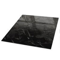 TISCHPLATTE 50x50 cm – Abstrakte Textur - Grün, Glas (50/50/0.4cm) - Wallfluent