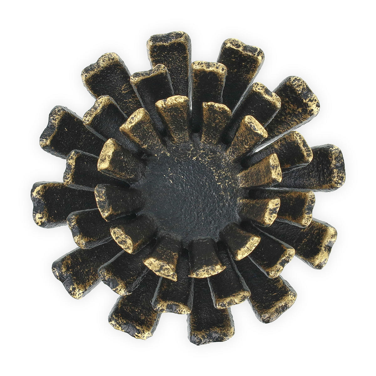 2xTEELICHTHALTER - Anthrazit, Metall (6cm) - Relaxdays