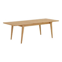 ESSTISCH, Karna, Tisch Eiche, MDF, 90 x 180 x 75 cm - Eichefarben, Holzwerkstoff (180/90/75cm) - ebuy24
