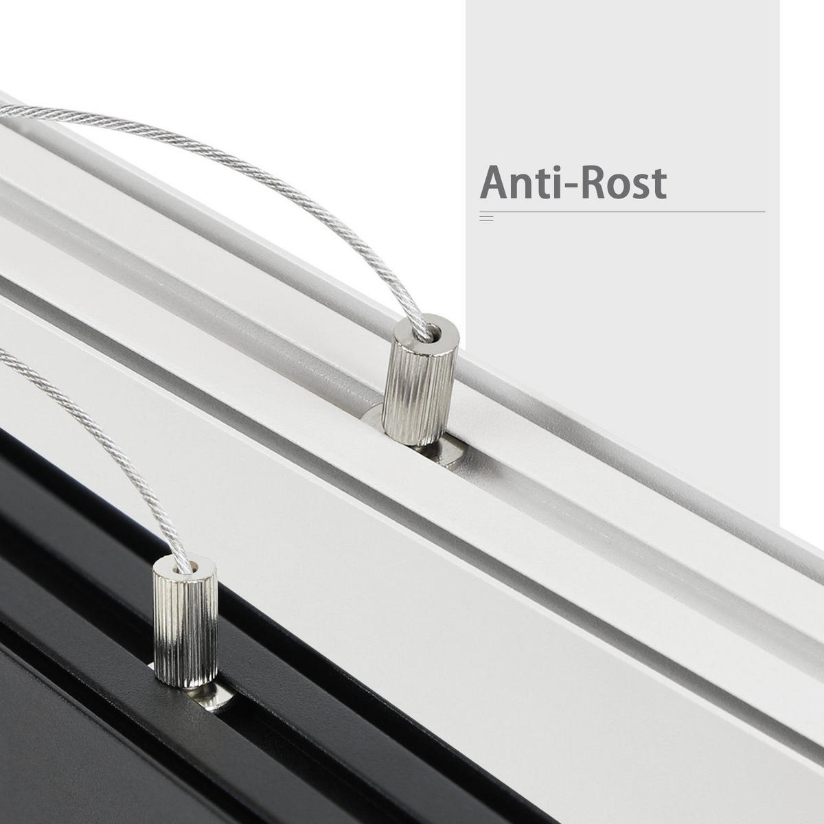 LED-HÄNGELEUCHTE Lichtjorn 7.5/3.3/106.5 cm - Weiß, Metall (106.5/7.5/3.3cm) - ZMH