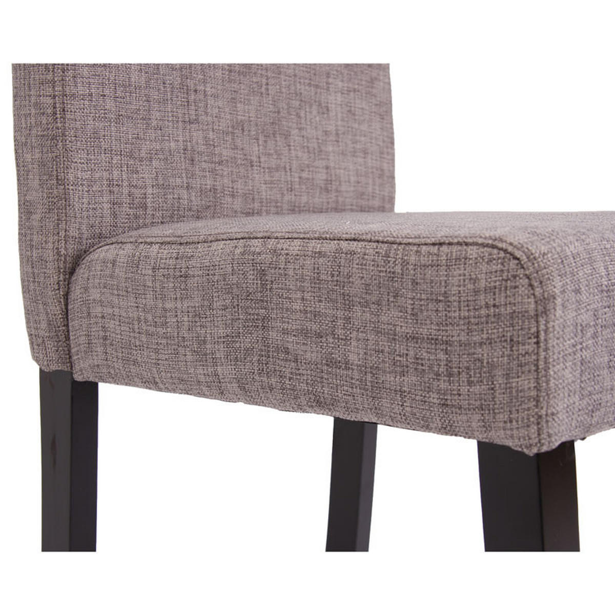 ESSZIMMERSTUHL Grau, Dunkelbraun 2er-Set - Dunkelbraun/Grau, Textil (43/90/56cm) - MCW