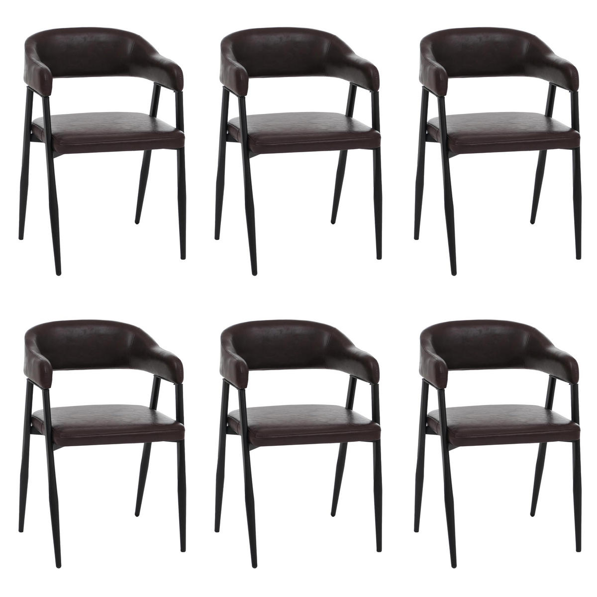 ESSZIMMERSTUHL Dunkelbraun - Dunkelbraun, Kunststoff (51/77/52cm) - MCW