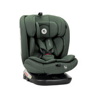 KINDERSITZ Capella 40 - 150cm grün Isofix Kopfkissen Kopfstütze verstellbar - Grün, Kunststoff (46/59/50cm) - Lorelli