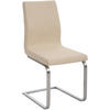 SCHWINGSTUHL Stoff Creme - Edelstahlfarben/Creme, Textil/Metall (40/90/50cm) - CLP