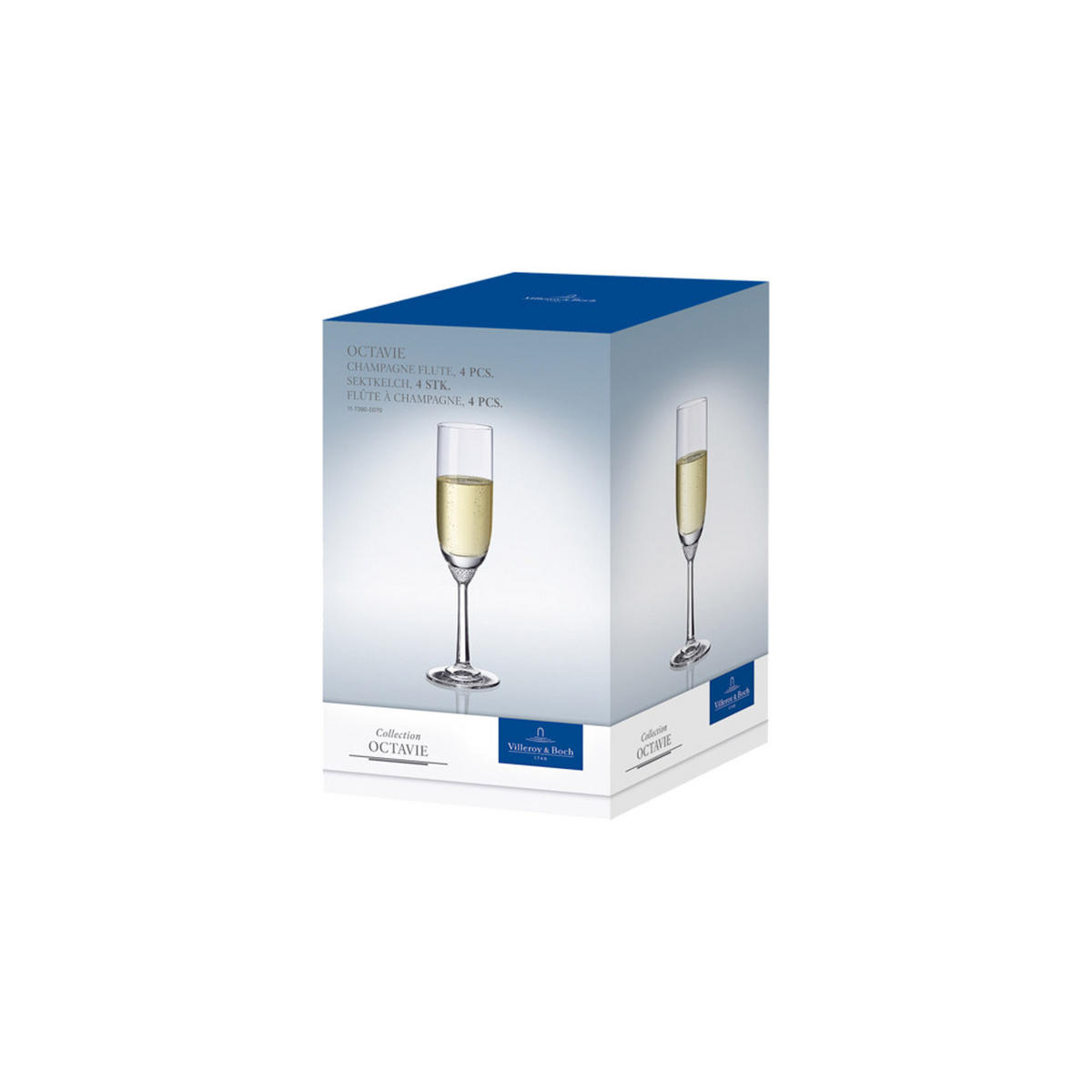 CHAMPAGNERGLÄSER Octavie transparent 160 ml 4er Set - Transparent, Glas (0.16L) - Villeroy & Boch