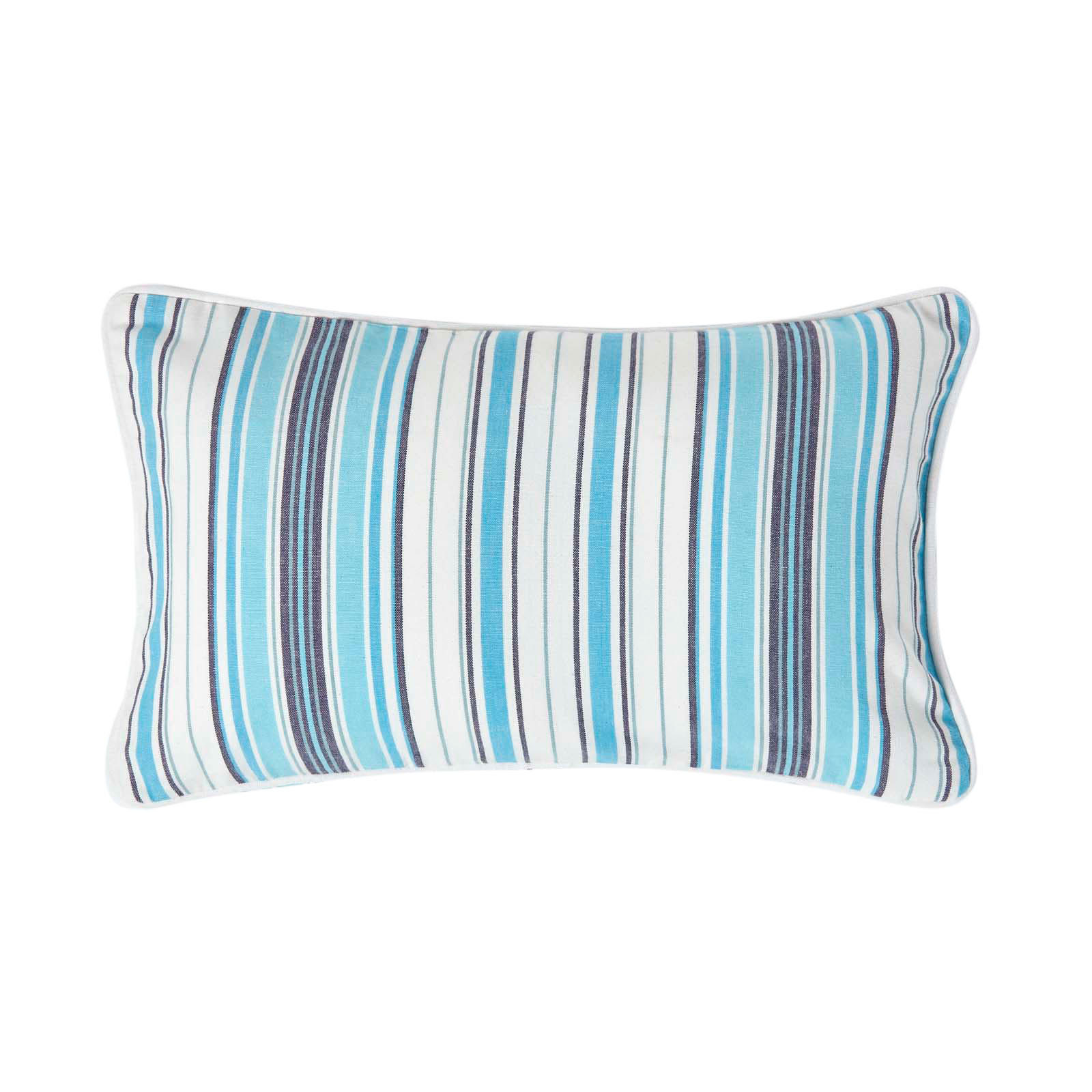 KISSENHÜLLE New England 30/50 cm - Blau, Textil (30/50cm) - Homescapes