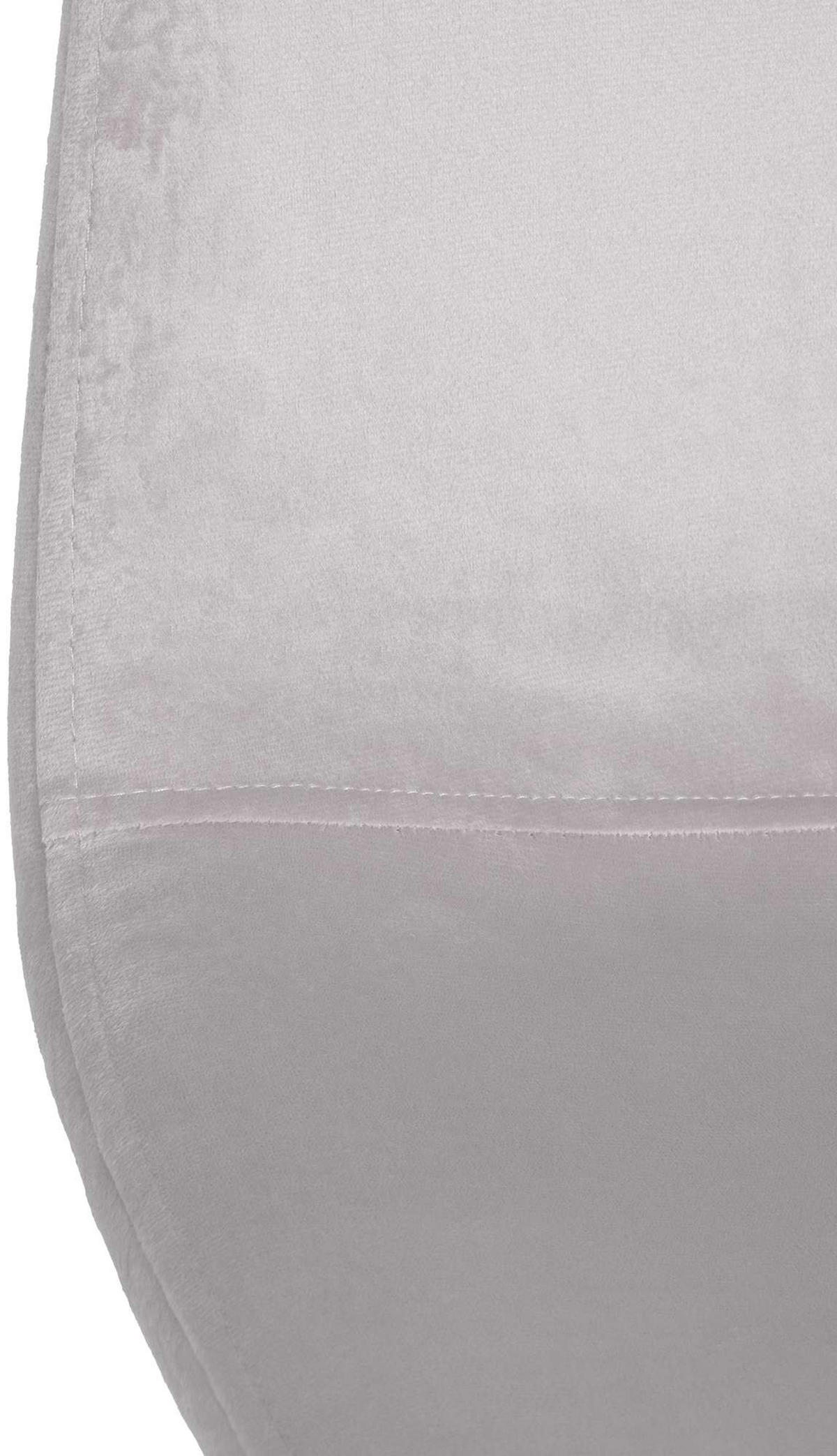 ESSZIMMERSTÜHLE 4er-Set MOVI Creme Samt Metall 88x44x51 cm - Creme, Metall (44/88/51cm) - DELUKE