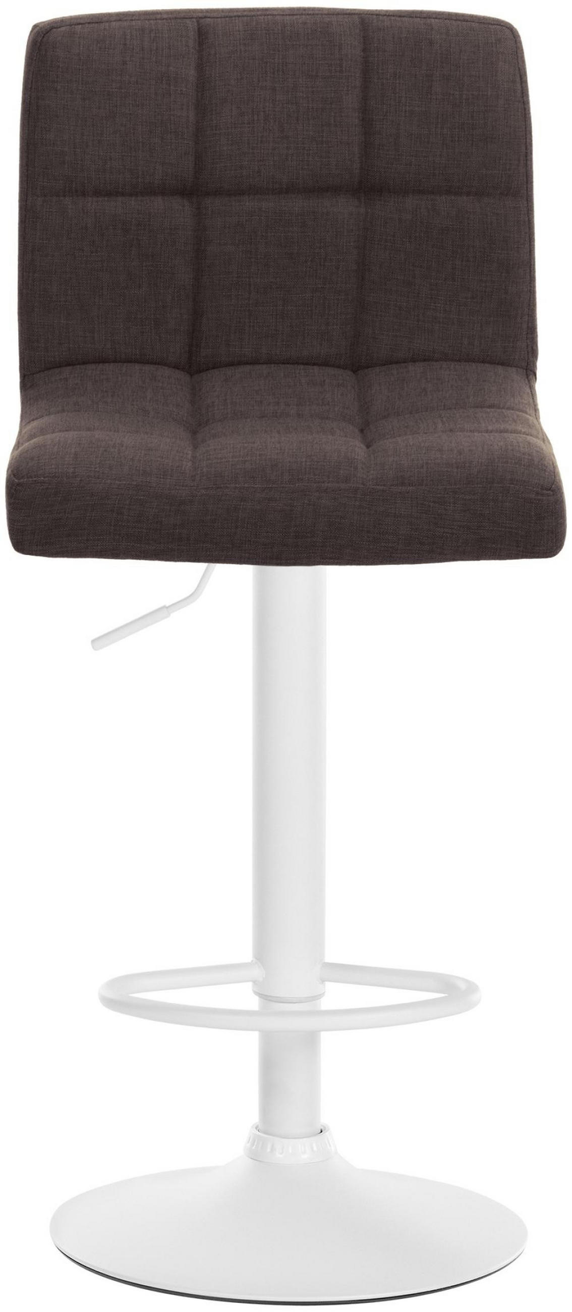 BARHOCKER 2er Set Stoff braun - Braun, Textil/Metall (46/94/47cm) - CLP