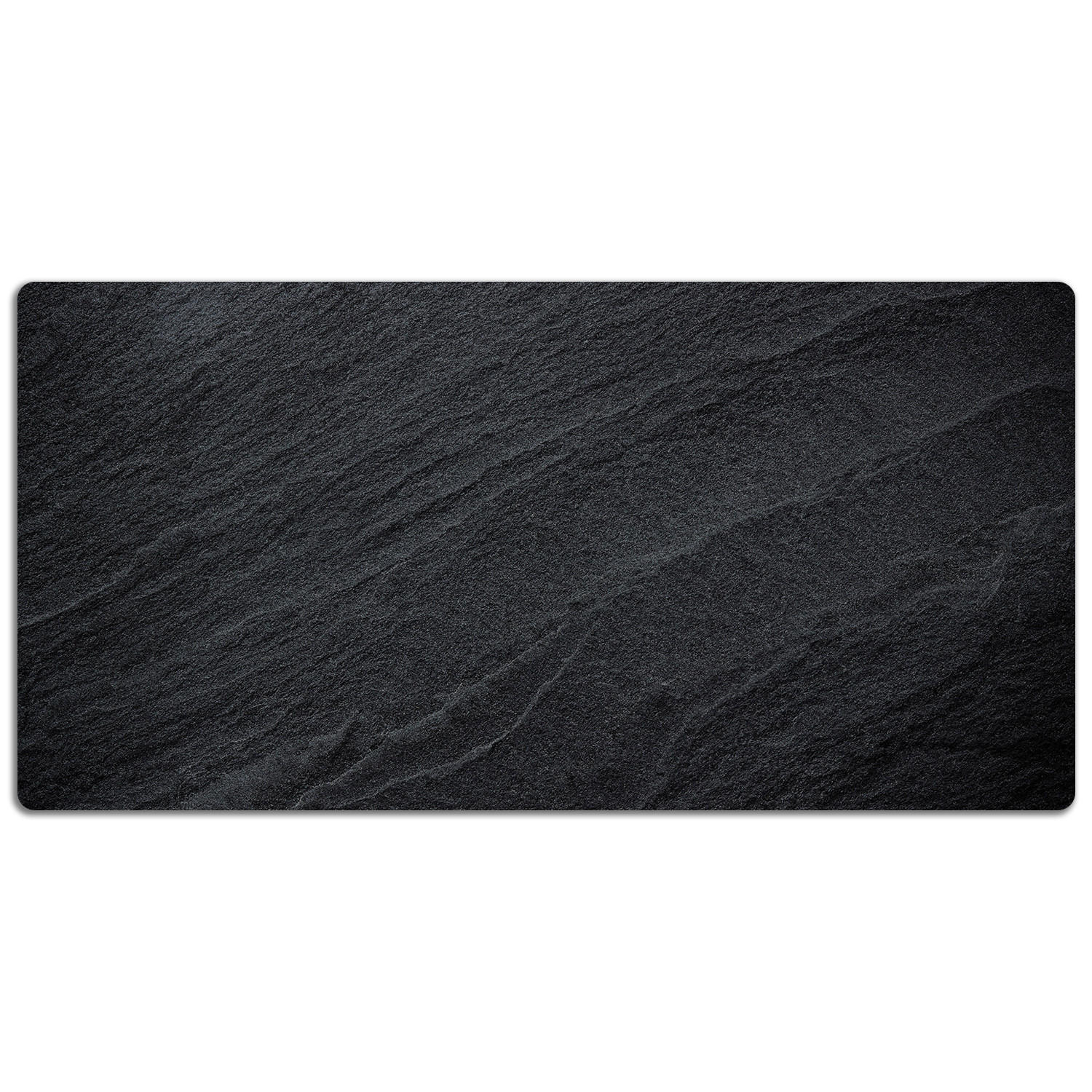 ArtPrintCave Schreibtischunterlage Schwarz 90x45x1.6 cm