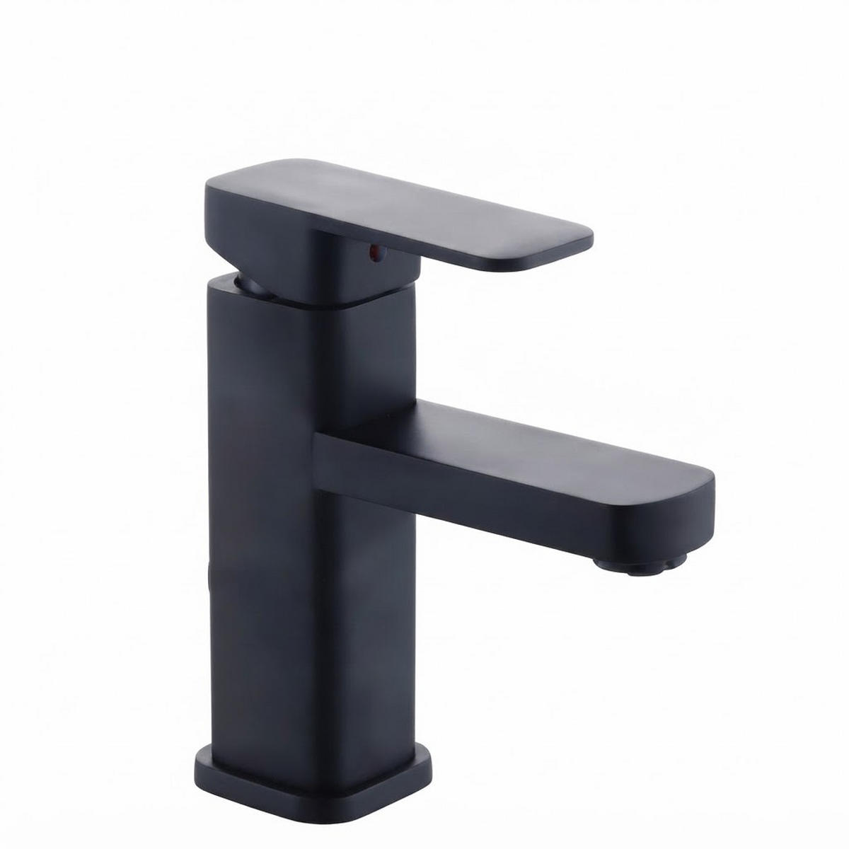 BADEZIMMERARMATUR, 17 x 15 cm, schwarz - Schwarz, Metall (25/5/19cm) - Vallsero