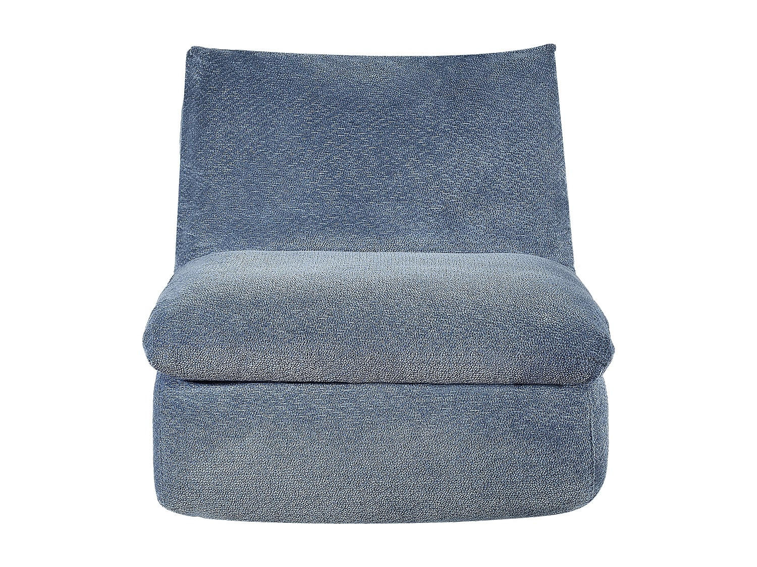 SESSEL mit gerader Rückenlehne - 1 Person - Stoff - Blau - - Blau, Textil (84/78/104cm) - Vente-Unique