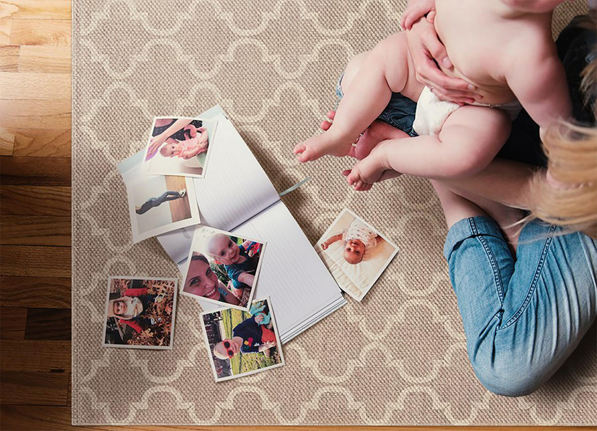 VINYL-TEPPICH 180x120 cm Beige - Beige, Kunststoff (120/1.6cm) - ArtPrintCave