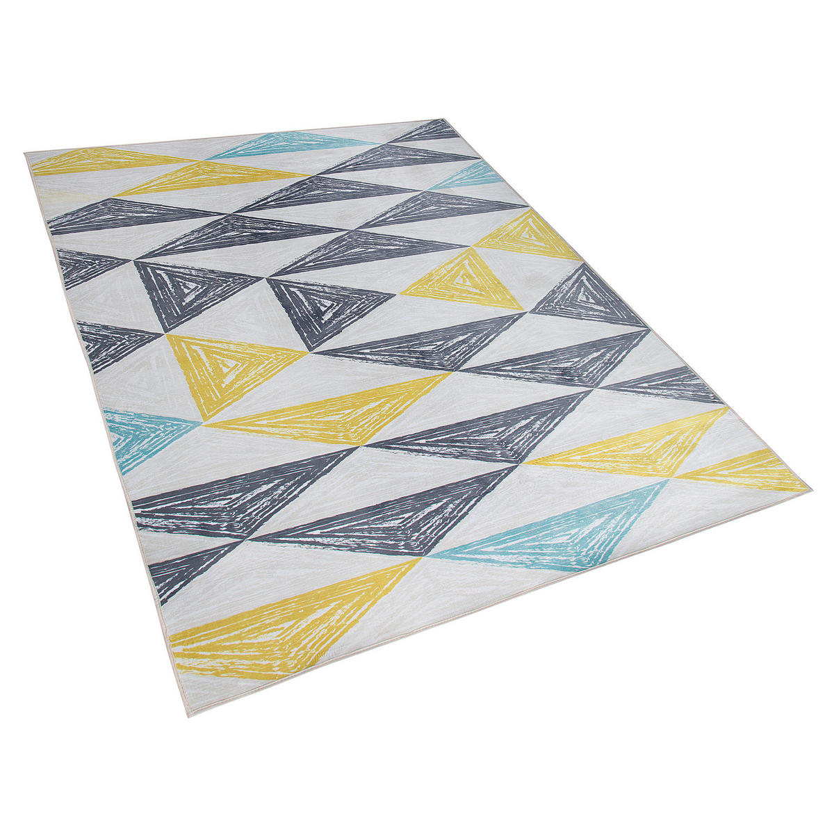 KURZFLOR-TEPPICH Kalen 230/160 cm - Multicolor, Kunststoff (160/230cm) - Beliani