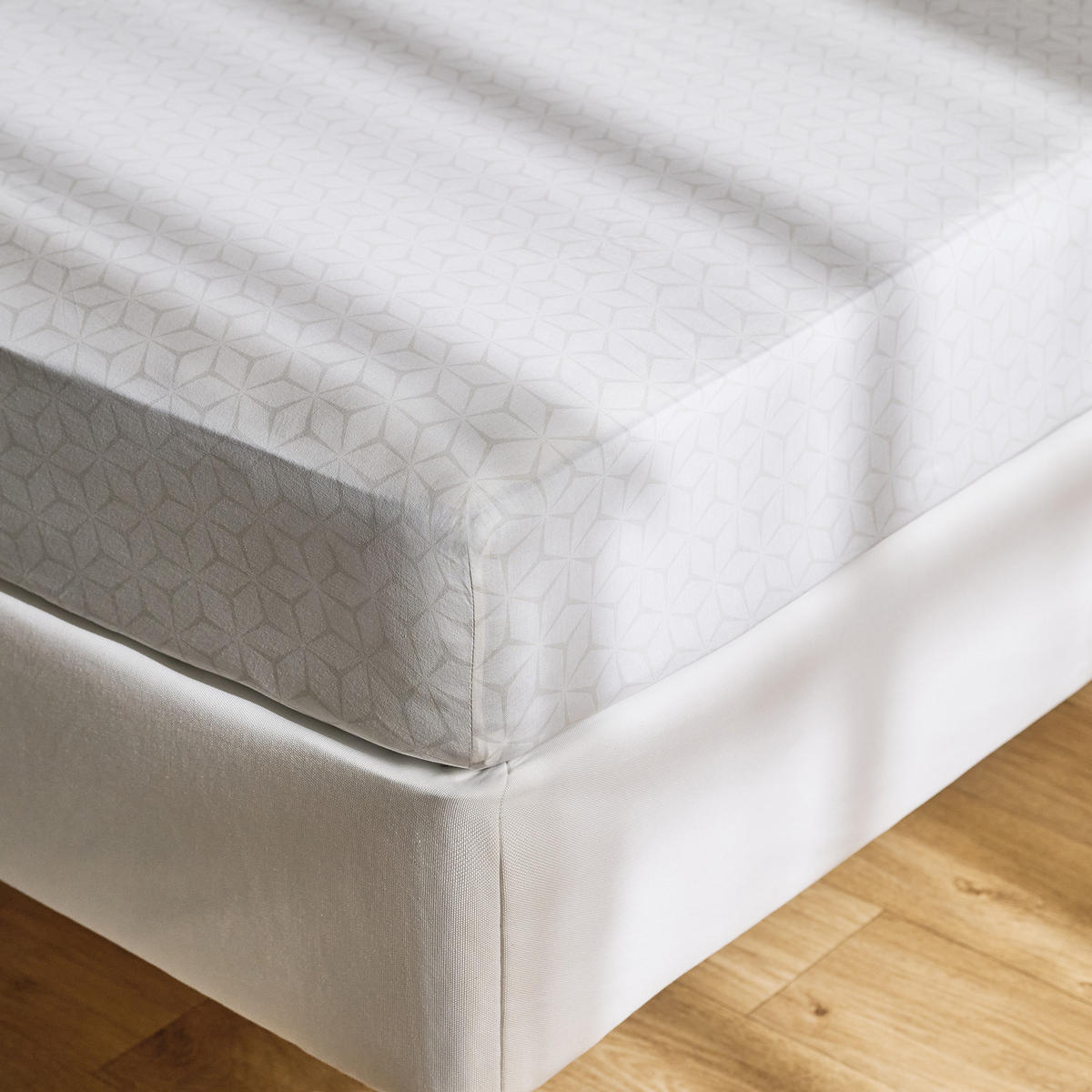 SPANNBETTTUCH Virelli - Hellgrau, Textil (160/200cm) - home&you