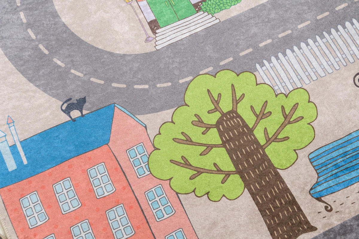 TEPPICH EMMA Creme 140/200 cm - Creme, Kunststoff (140/200cm) - Tapiso