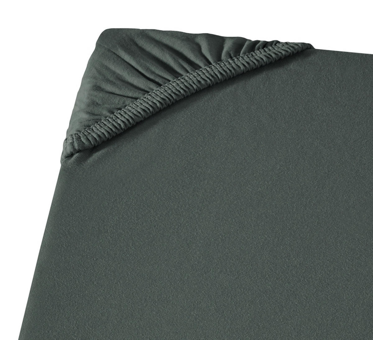 BABYBETT-SPANNBETTLAKEN 60x120 - 70x140 cm Jersey Baby Bettlaken aus 100% Baumwolle, Spannbetttuch Laken Uni Dunkelgrau - Titanfarben, Textil (70/140cm) - Carpe Sonno