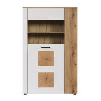 VITRINE Vitoria Weiß - Weiß, Holzwerkstoff (90/146/42cm) - Trendteam