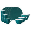 FRÜHSTÜCKS-SET Life Fashion Trendy Petrol 18er Set - Petrol, Keramik (1/1/1cm) - Seltmann Weiden