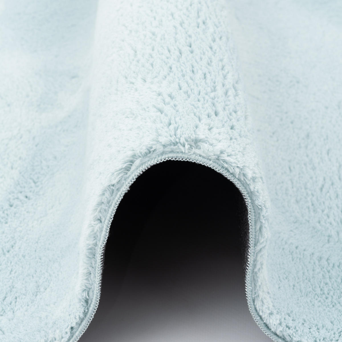 FELLTEPPICH SUPER SOFT PEARL RUND - Blau, Textil (160/160cm) - Pergamon