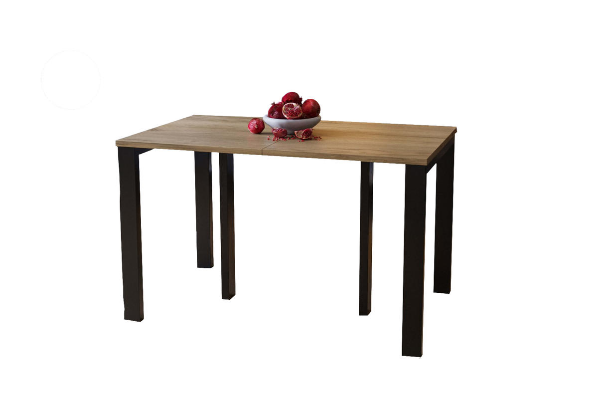 ESSTISCH Vast ausziehbar bis 330 cm - Eiche Bianco, Holzwerkstoff (130/80/76cm) - Endo-Moebel