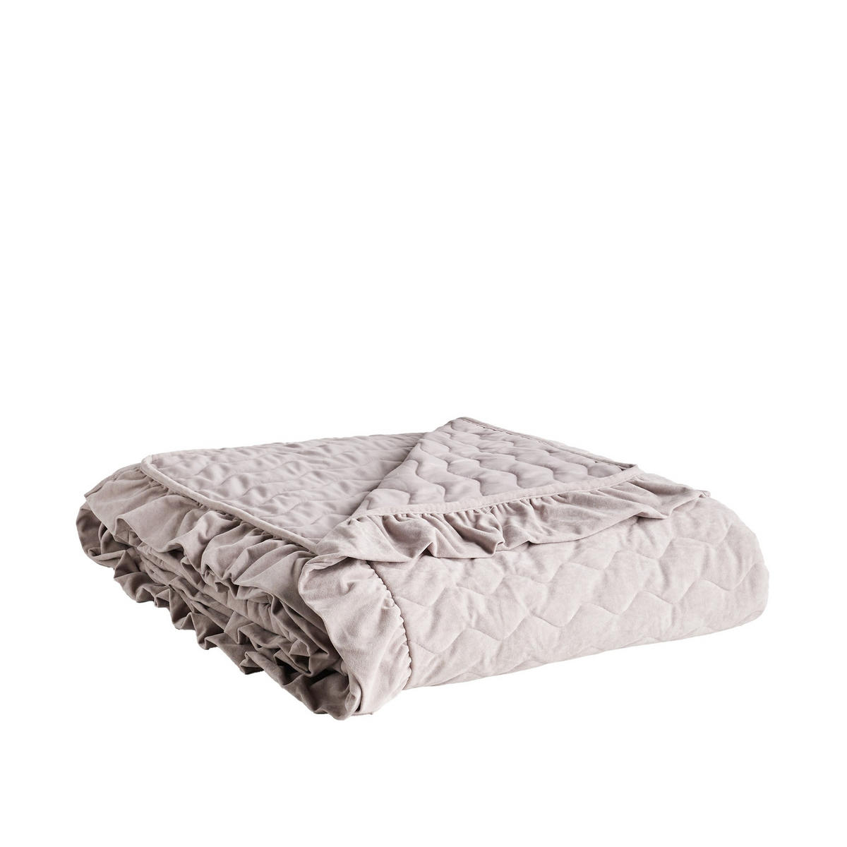 TAGESDECKE Marita - Violett, Textil (200/220cm) - home&you