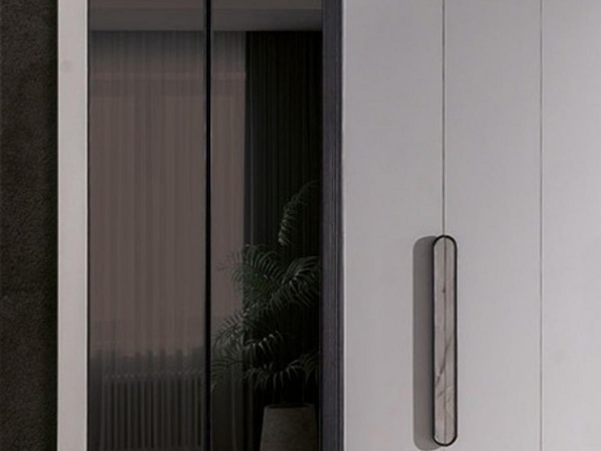 KLEIDERSCHRANK Barcelona 6 trg. - Anthrazit, Holzwerkstoff (250/220/65cm)
