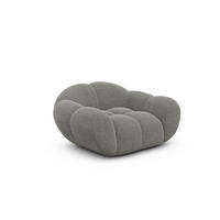 SESSEL Strukturstoff Grau - Grau, Textil (135/70/93cm) - VAROYAL