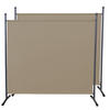 PARAVENT 2 Stück 1-tlg. 180x178 cm Beige - Beige, Metall (178/180cm) - QUICK STAR