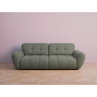 BIGSOFA Vannes Chenille Grau 272/134/68 cm - Grau, Kunststoff/Textil (272/68/134cm) - foamnova