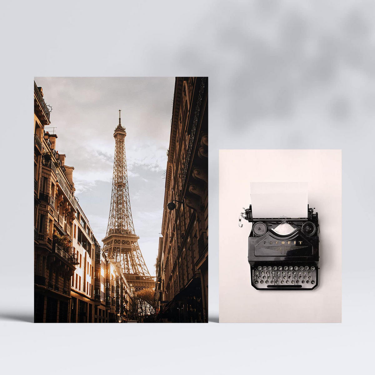 POSTER Set Mit 6 Vintage Paris A3 & A4 Rahmenlos - Klar, Papier (29/3cm) - Nacnic
