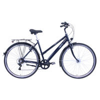 CITYBIKE Citytrek Easy Blue Lady 7 Gang 28 Zoll Größe: 46cm - Blau, Metall (46cm) - Hawk Bikes