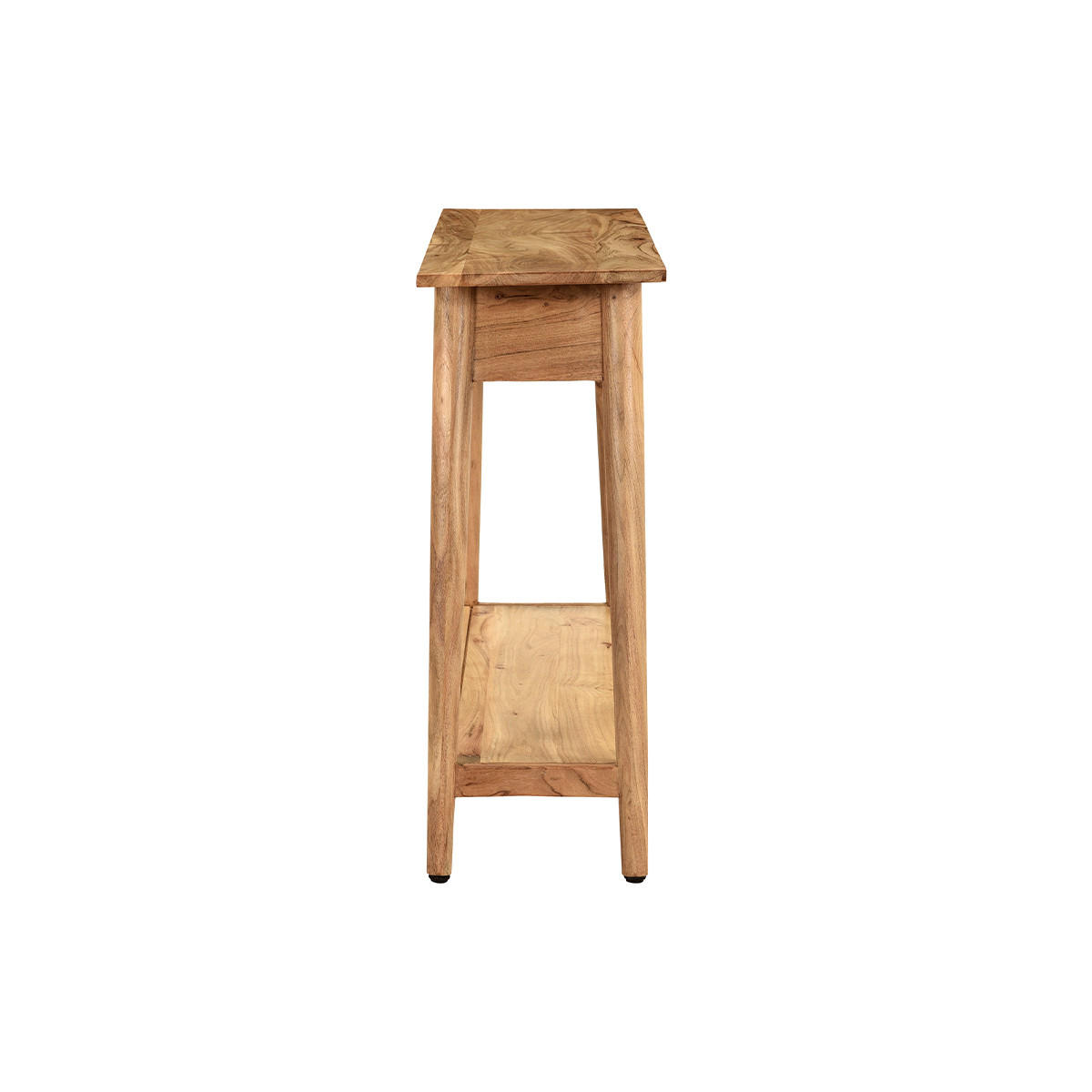 KONSOLE Massiv Akazienholz B90 cm FRANKLIN - Hellbraun, Holz (90/30/76cm) - Miliboo