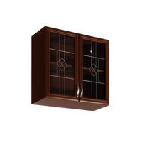 GLASHÄNGESCHRANK G80S – Sycylia Milano – Milano / Walnuss - Walnussfarben, Glas/Holzwerkstoff (80/72/32cm) - ROYAL24_MARKT