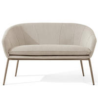 GARTENSOFA SOLIS Loungesofa, - Weiß, Textil/Metall (118/76/66cm) - KONSIMO®