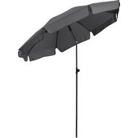 SONNENSCHIRM 180/180/127 cm - Grau, Kunststoff (180/180cm) - FARE