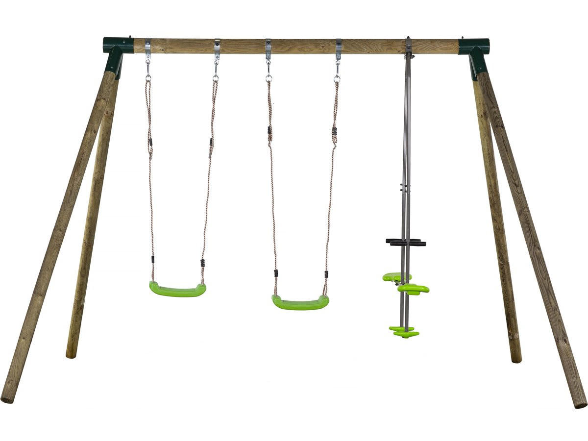 KLETTERGERÜST AUS HOLZ lana Braun - Dunkelbraun, Holz (240/230/315cm) - Habitat Garten