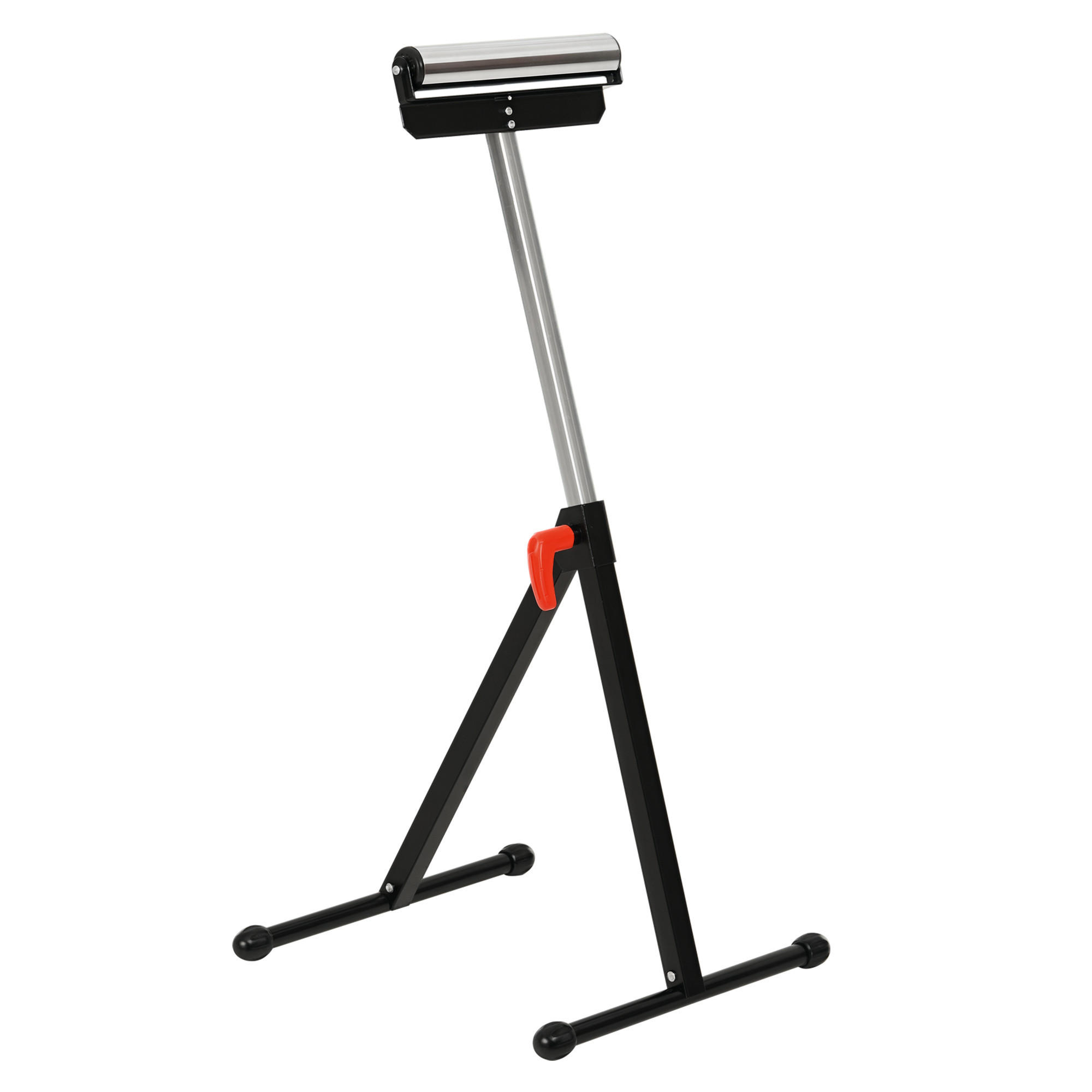 ROLLENSTÄNDER DE-18158 höhenverstellbar 68-110 cm, klappbar Schwarz - Schwarz, Metall (44/50/110cm) - ComfortXL