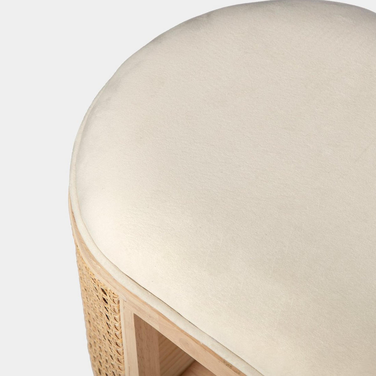 BANK Chela Natürlich 90 cm x 47 cm - Naturfarben, Textil (90/47/35cm)