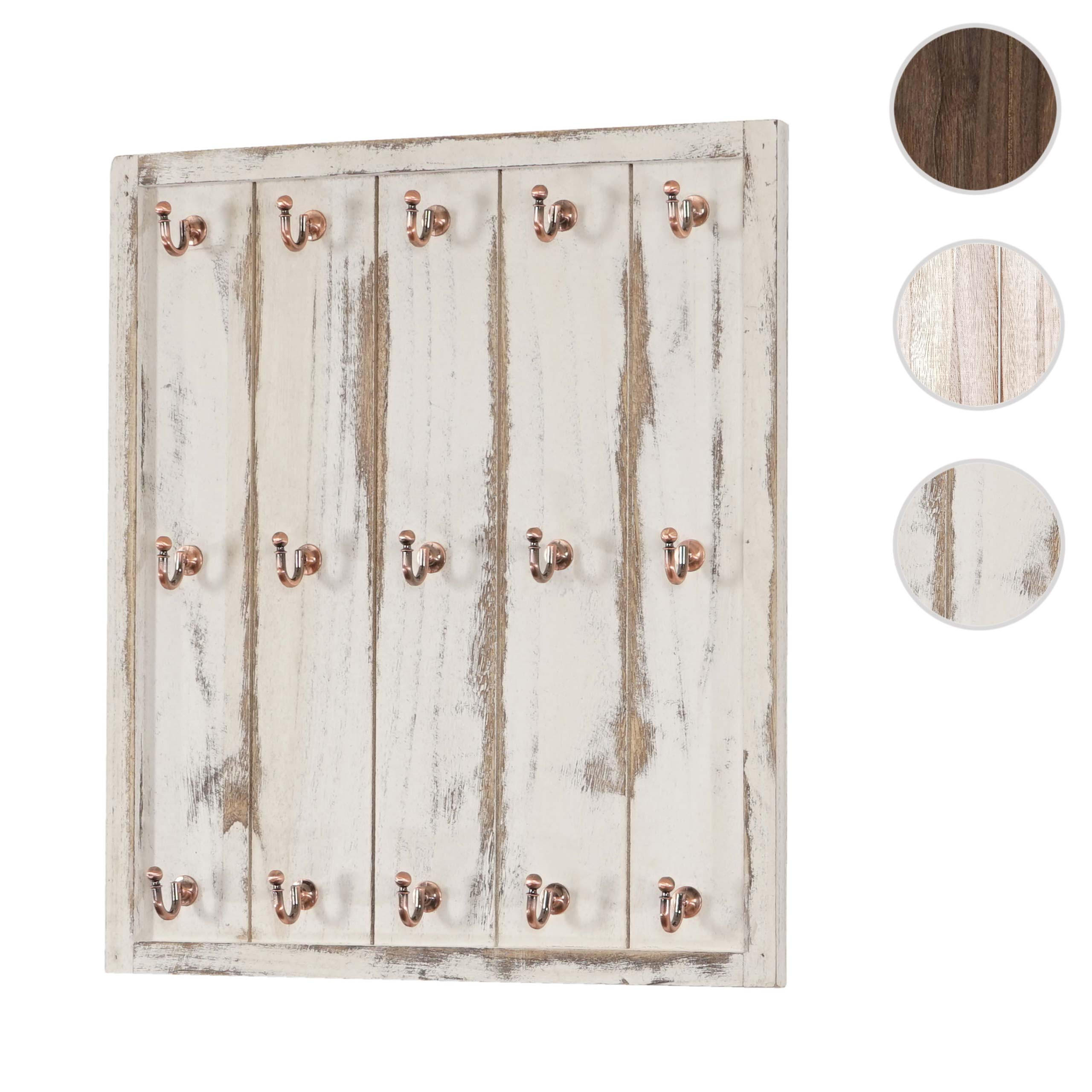 TASSENHALTER MONACO Reinweiß - Weiß, Holz (45/50/5cm) - MCW