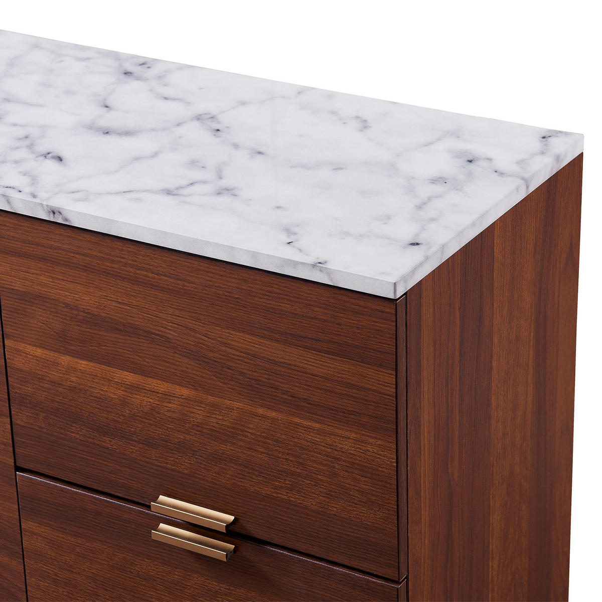 SIDEBOARD Braun - Braun, Holzwerkstoff (35.6/71.1/71.1cm) - Teamson Home