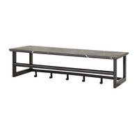 WANDGARDEROBE Schwarz 30/80/24 cm - Schwarz, Holz (80/24/30cm) - Hoyz Collection