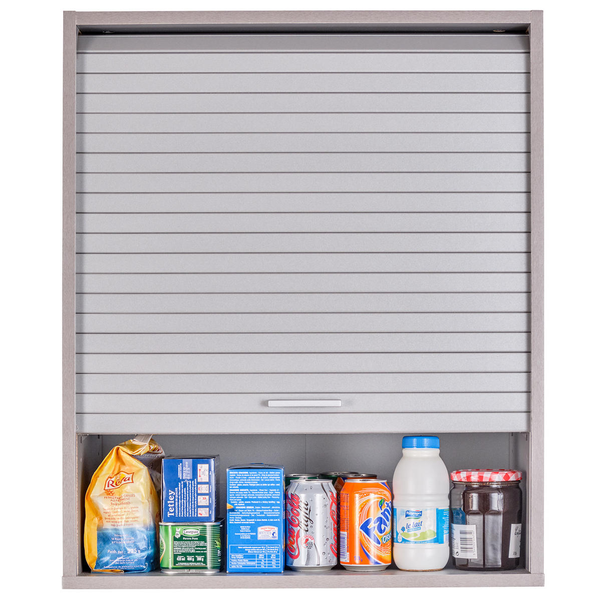 KÜCHENOBERSCHRANK 35/60/72 cm - Alufarben, Holzwerkstoff (60/72/35cm) - Simmob