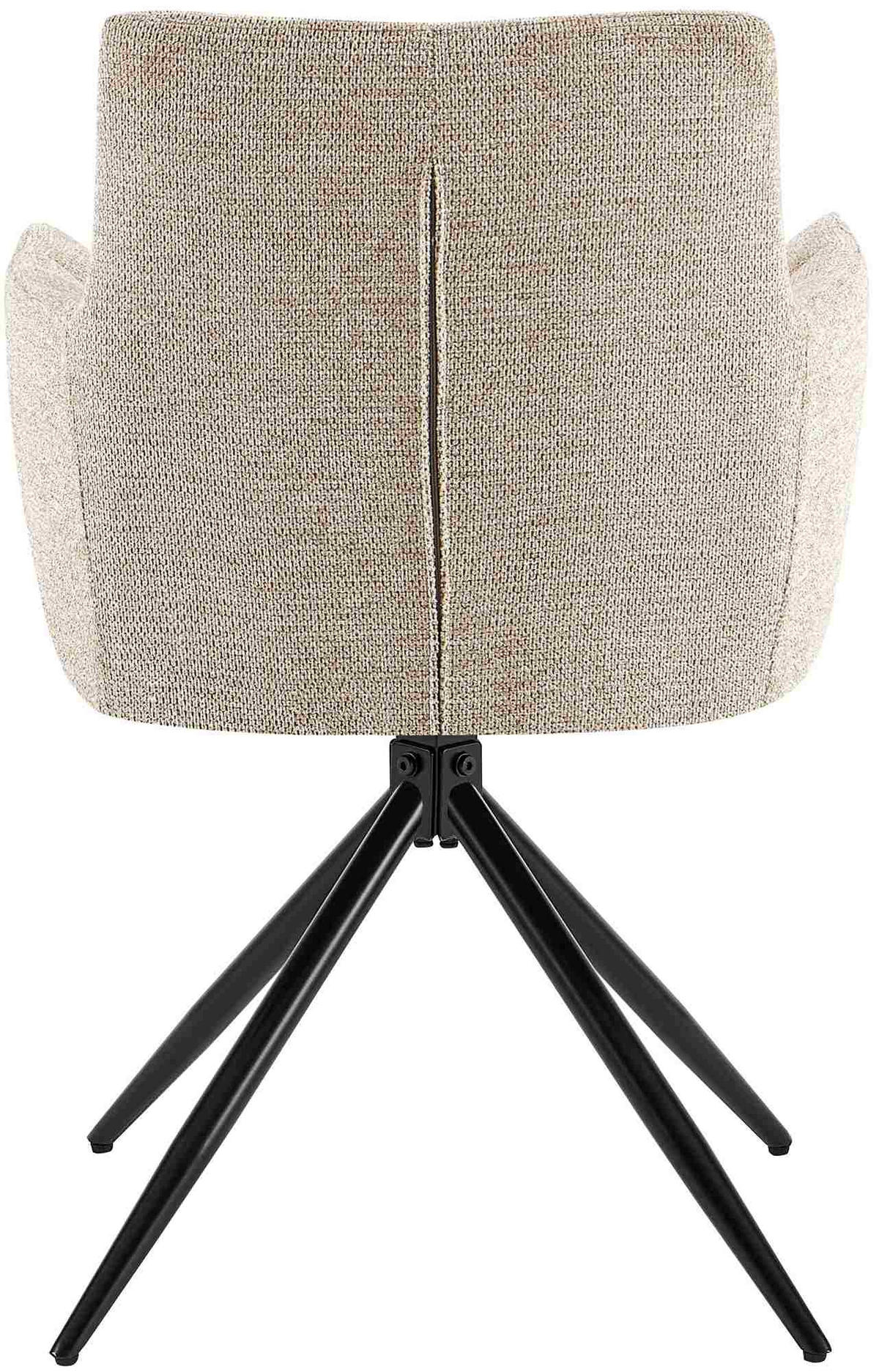 Hellbraun/Schwarz, Textil/Metall (59/87/59cm) - CLP