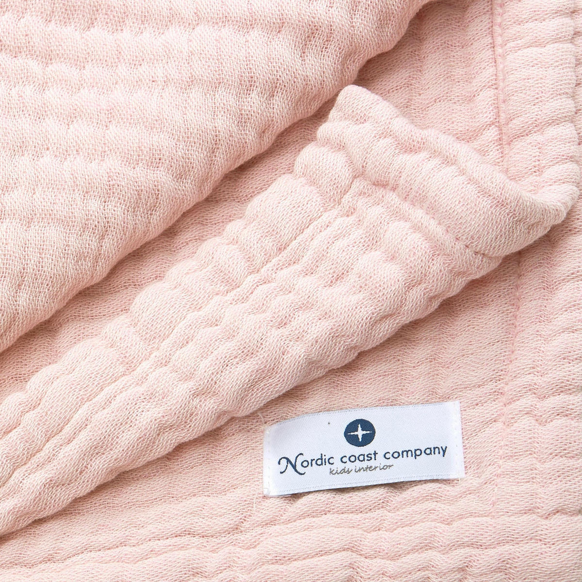 MUSSELINDECKE Rosa - Rosa, Textil (80/80cm) - nordic coast company