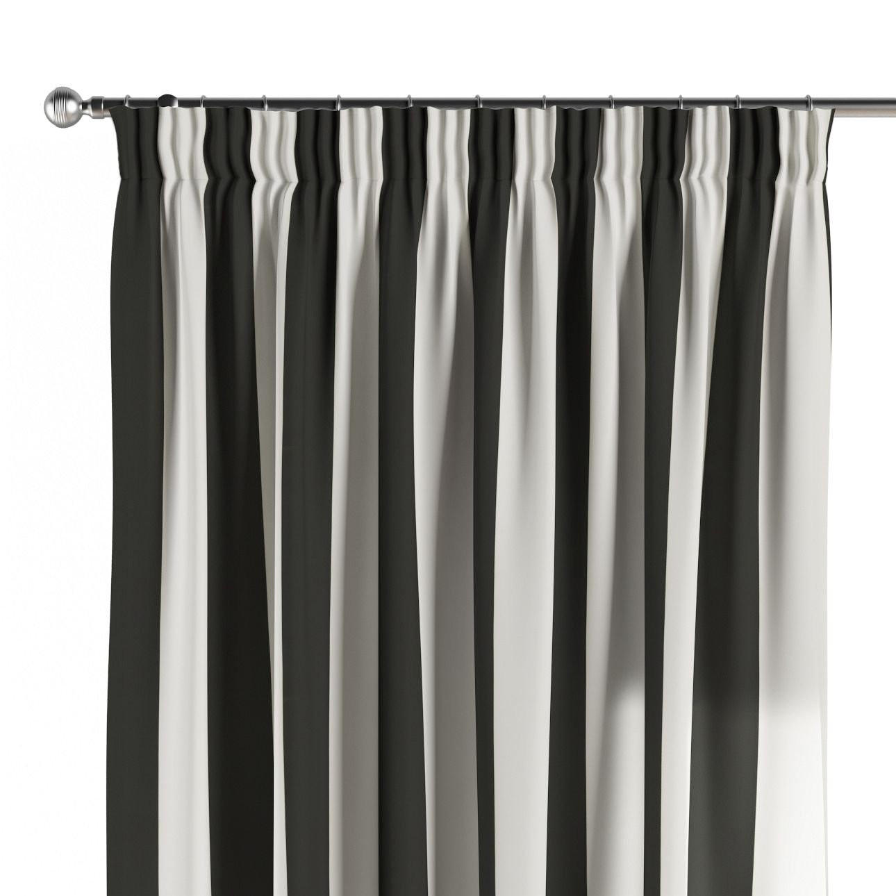 VORHANG COMICS schwarz und weiß, 130x245 cm - Schwarz, Textil (130/245cm) - Dekoria