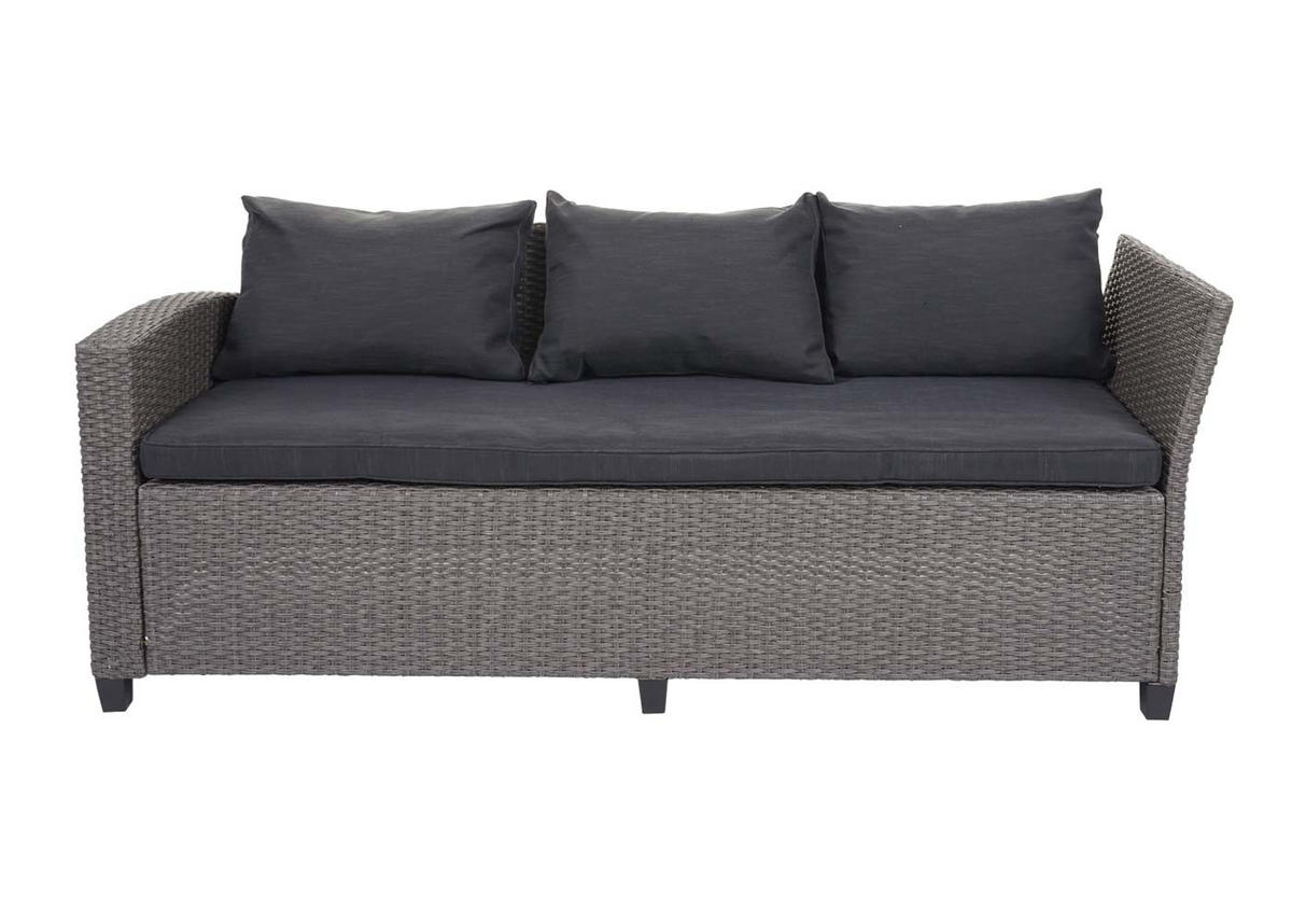 POLY GARNITUR Grau - Grau, Kunststoff - MCW
