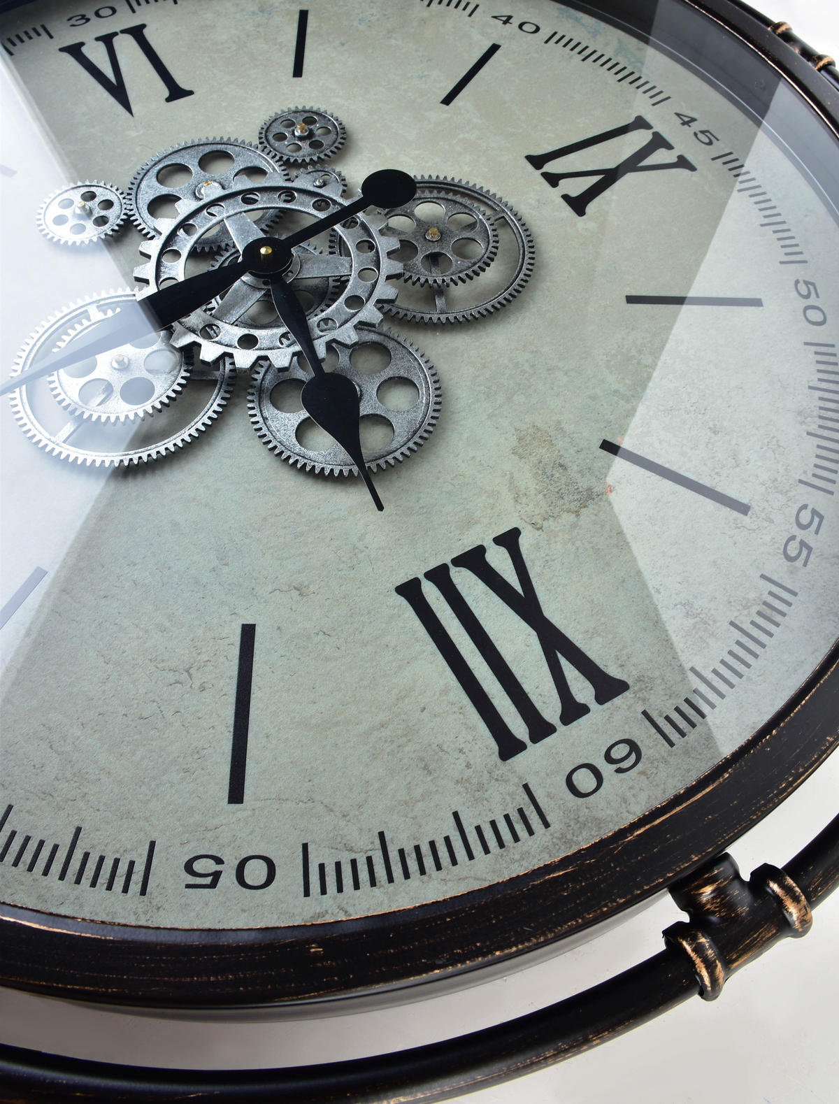 WANDUHR Ramsey Schwarz 80/14/16 cm Metall - Schwarz, Metall (14/16/80cm) - Mondex