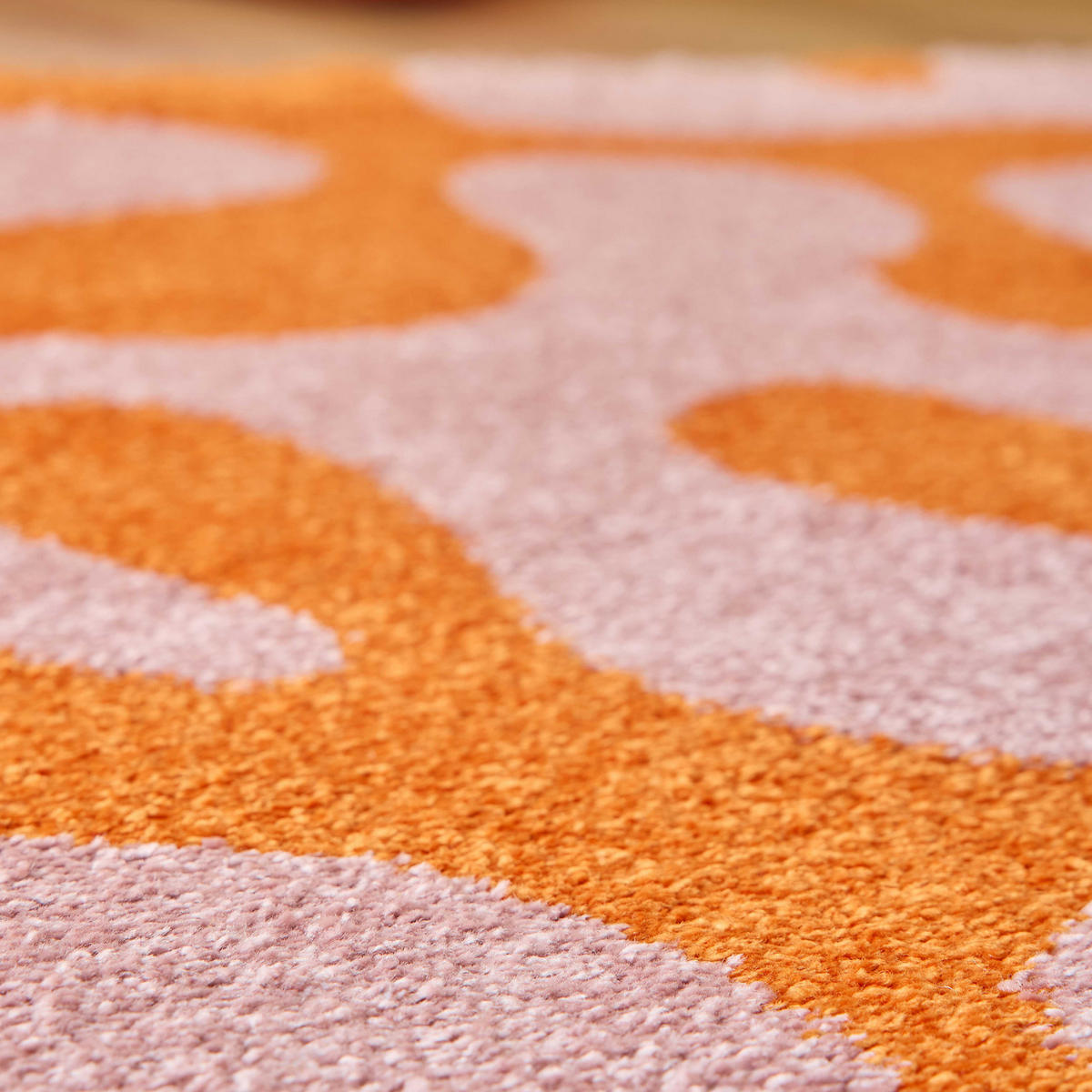 TEPPICH vintage abstrakt orange Groovy 80x140 cm - Orange, Textil (80/140cm) - Nazar Rugs